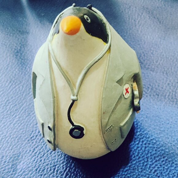 Penguins going to work. Six Miniature tradesmen, a doctor, postman, fireman, etc - Picture 1 of 9